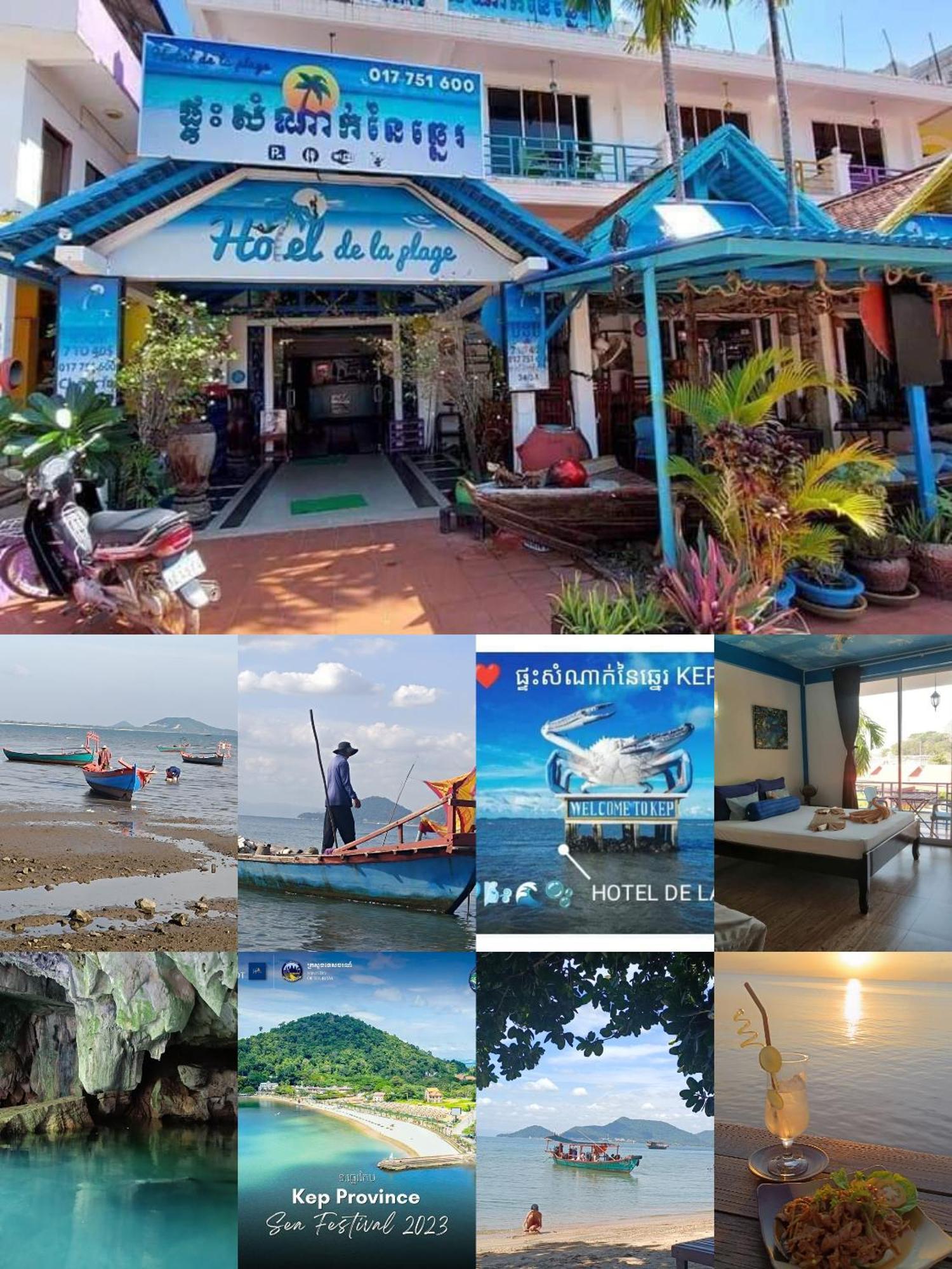 Hotel De La Plage Kep Kültér fotó